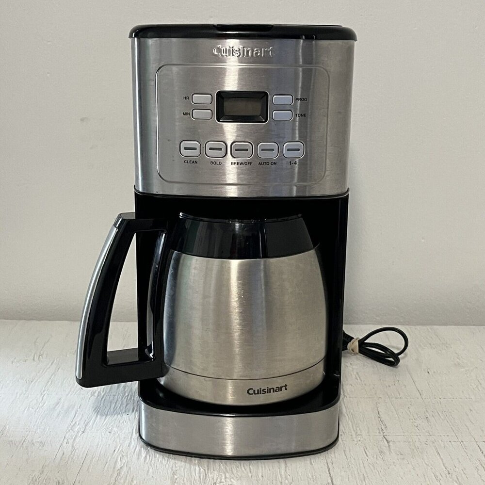 CUISINART 12 CUP THERMAL FULLY PROGRAMMABLE COFFEE MAKER DCC 1850 Tested